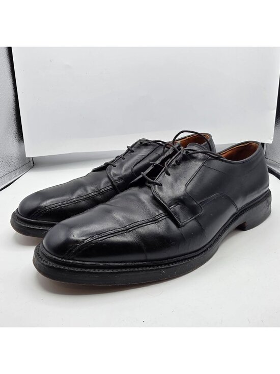 Allen Edmonds Hillcrest Mens Size 9.5 Black Leather Bicycle Toe Lace Up Oxfords main image 4
